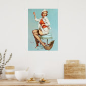 裁縫ピン留め ポスター (キッチン)