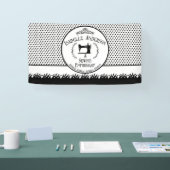 裁縫ファン白黒 横断幕 (トレードショー)