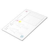 裁縫プランナーメモ帳 ノートパッド (アングル)