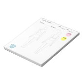 裁縫プランナーメモ帳 ノートパッド (回転)