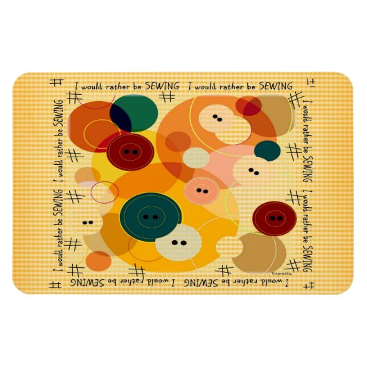 裁縫プレミアム磁石 マグネット (横)