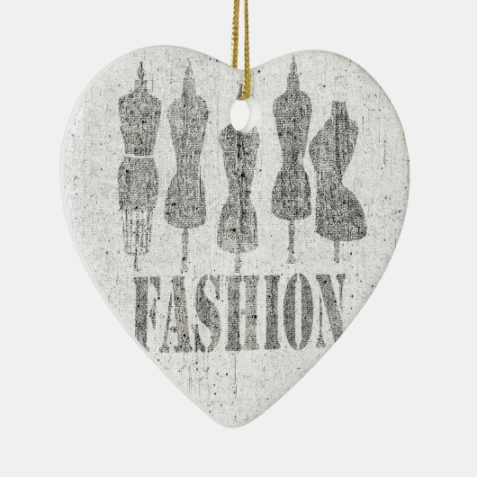 裁縫プロフェッショナルヴィンテージテーラードレススタイリスト セラミックオーナメント (右)