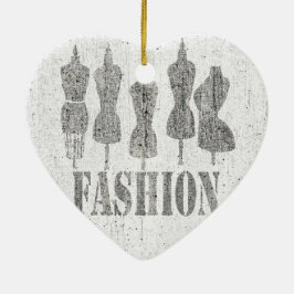 裁縫プロフェッショナルヴィンテージテーラードレススタイリスト セラミックオーナメント