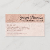 裁縫ボタニカルボホハンガー 名刺 (裏面)