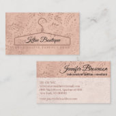 裁縫ボタニカルボホハンガー 名刺 (正面/裏面)