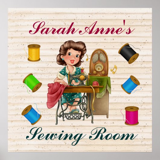 裁縫ポスター – SRF ポスター (正面)