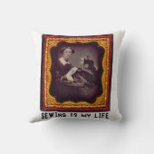 裁縫マイライフ装飾用クッション クッション (裏面)