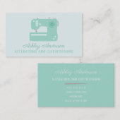 裁縫マシンのシームストレスカスタマイズ名刺 名刺 (正面/裏面)