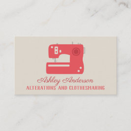 裁縫マシンのシームストレスカスタマイズ名刺 名刺