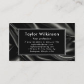 裁縫マシンのシーメスブラック 名刺 (裏面)