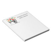 裁縫マシンキルタードレスメーカーメモ帳 ノートパッド (アングル)