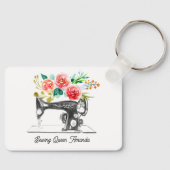 裁縫マシンクラフターテーラーシーストレスキーチェーン キーホルダー (正面)