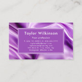 裁縫マシンシーメストレスパープル 名刺 (裏面)