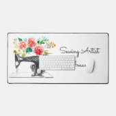 裁縫マシンドレスメーカーテーラークレーフター デスクマット (キーボード&マウス)