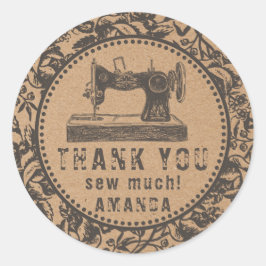裁縫マシンフローラクラフト紙 ラウンドシール