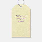 裁縫マシンヴィンテージおもしろいありがとう ギフトタグ (裏面)