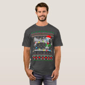 裁縫マシン縫いテーラークリスマスオーナメント Tシャツ (正面フル)