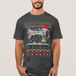 裁縫マシン縫いテーラークリスマスオーナメント Tシャツ