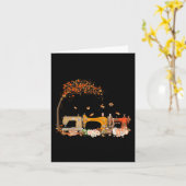 裁縫マシン裁縫キルティングラバーキルター秋 カード (黄色い花)