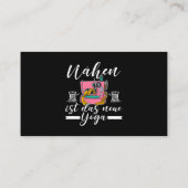 裁縫マシン裁縫裁縫テーラー編み物2_1 名刺 (裏面)