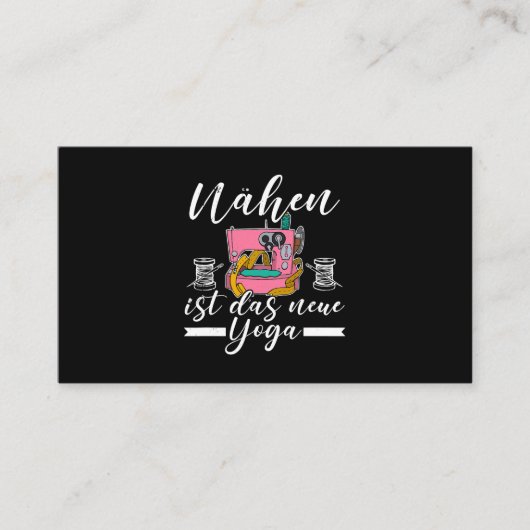 裁縫マシン裁縫裁縫テーラー編み物2_1 名刺 (正面)