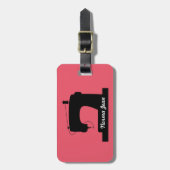 裁縫マシン/テキスト{Light} ラゲッジタグ (正面縦)