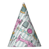 裁縫マシン – ピンククラフツソー パーティーハット (右)