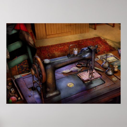 裁縫マシン – 裁縫プロジェクト ポスター (正面)