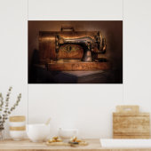 裁縫マシン – Singer ポスター (キッチン)