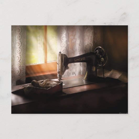 裁縫マシン – Singer II ポストカード (正面)