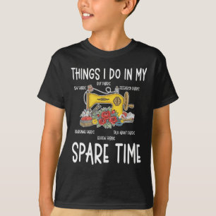 裁縫ユーモおもしろいアキルティング引用文 Tシャツ