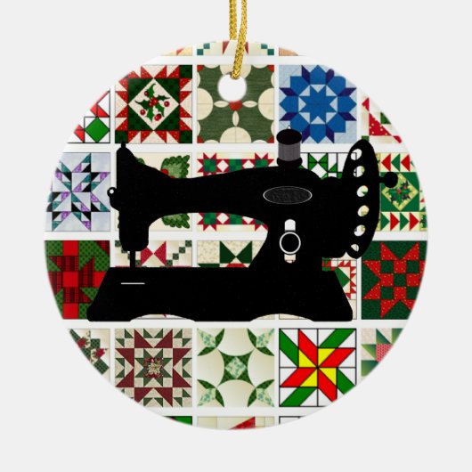 裁縫ラベル/オーナメント- SRF セラミックオーナメント (正面)