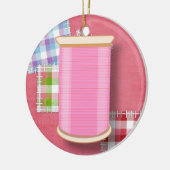 裁縫ラベル/オーナメント- SRF セラミックオーナメント (左)