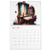 裁縫ルームカレンダー カレンダー (3月 2027)