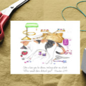 裁縫ルームライオンポス感動的トカード ポストカード