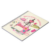 裁縫ルーム – 裁縫ジャーナル/ノート ノートブック (左側)