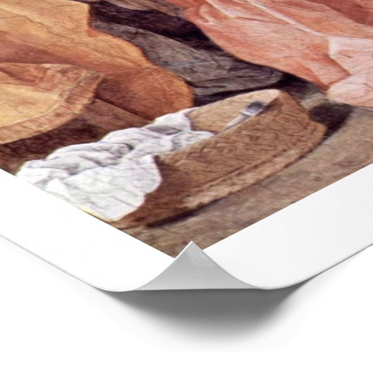 裁縫ヴァージンメアリーアンドエンジェルズバイレニギド ポスター (角)