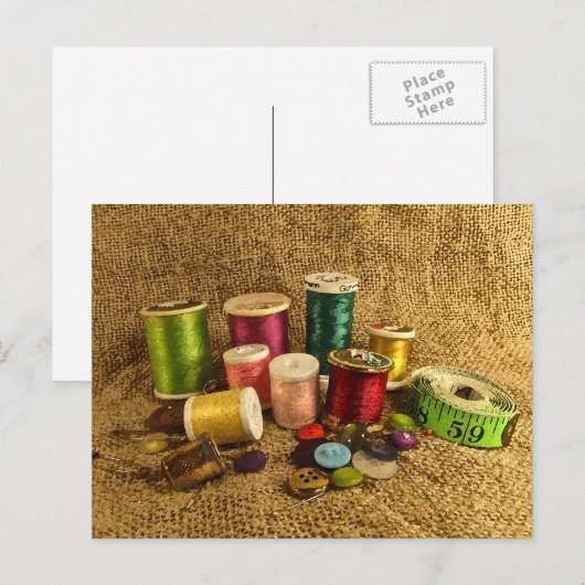 裁縫供給 ポストカード (正面/裏面)