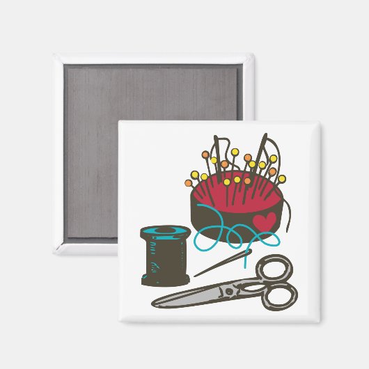 裁縫供給 マグネット (正面/裏面)