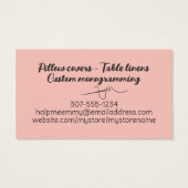 裁縫刺繍シーメストレスフラワーニードルのカード (裏面)