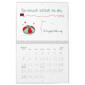 裁縫及び造形カレンダー カレンダー (3月 2021)