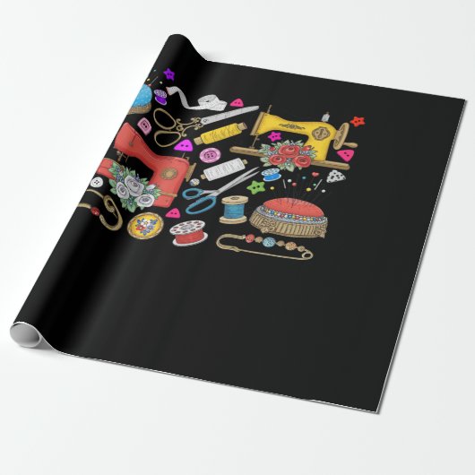 裁縫収集 ラッピングペーパー (アンロールド)