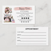 裁縫名刺アポイントメント。 名刺 (正面/裏面)