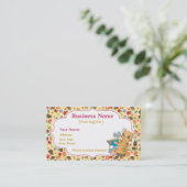 裁縫名刺テンプレート 名刺 (スタンド正面)