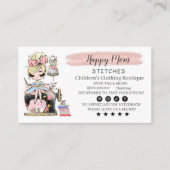 裁縫名刺ファッション設計者 名刺 (正面)