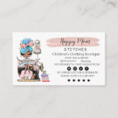 裁縫名刺ファッション設計者 名刺 (正面)