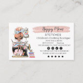 裁縫名刺ファッション設計者 名刺 (正面)