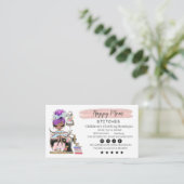 裁縫名刺ファッション設計者 名刺 (スタンド正面)