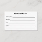 裁縫名刺ファッション設計者 名刺 (裏面)