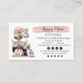 裁縫名刺ファッション設計者 名刺 (正面)